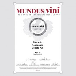 Rosapasso - medalla de Oro Mundus Vini