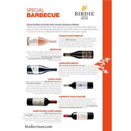 Box of 6 special wines for barbecues - Birdie Vinos