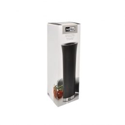 Milano electric black salt and pepper mill in box