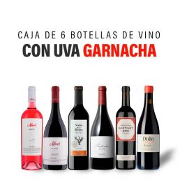 Box of 6 bottles with Grenache grape