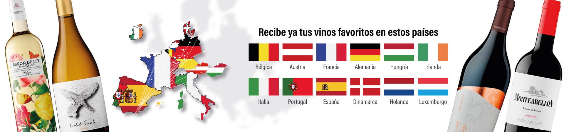 Envío de vino a Europa