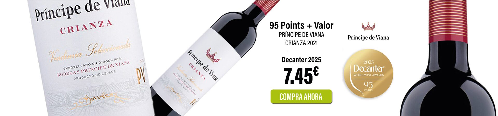 Príncipe de Viana Crianza - 95 puntos Decanter